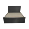 Κρεβάτι Olympus pakoworld με συρτάρι σε wenge απόχρωση 100x200εκ