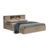 OLYMPUS pakoworld double bed in light oak color 140x200cm