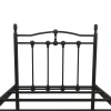 Wotso pakoworld metal bed in black shade 90x190cm