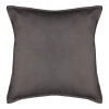 Deco cushion Derfon pakoworld in dark grey color 55x55cm