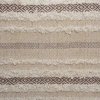 Deco cushion with fringes Polat pakoworld in beige color 59x59cm