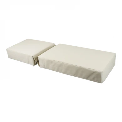 Μαξιλάρι Vertian pakoworld textilene σε μπεζ απόχρωση 58x194x20εκ