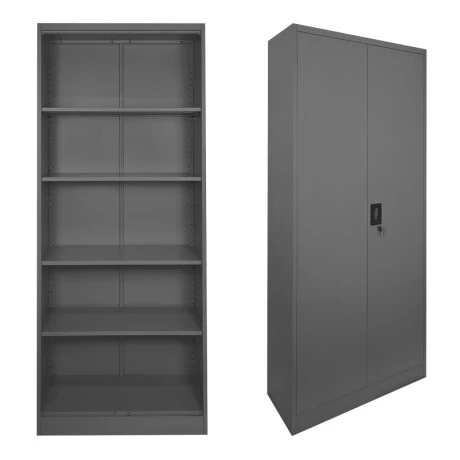 Ugren pakoworld metal cabinet in antharcite color 90x40x180cm