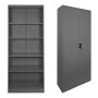 Ugren pakoworld metal cabinet in antharcite color 90x40x180cm