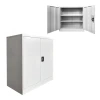 Armon pakoworld metal cabinet in light gray color 90x45x90cm