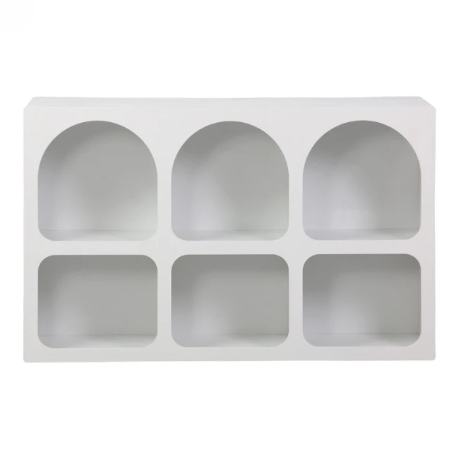 Μπουφές Emersi pakoworld με ράφια mdf σε λευκή απόχρωση 120x35x76εκ