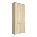 Office cabinet Armadi pakoworld in oak-beige 80x40x200cm