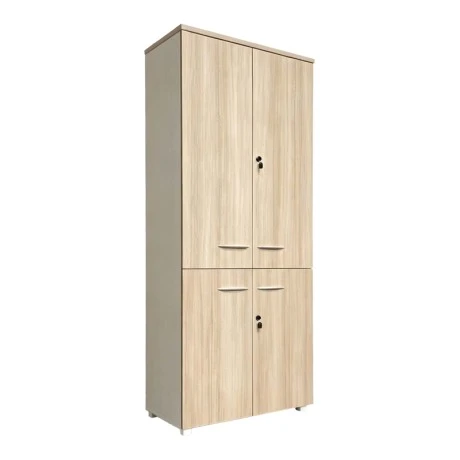 Office cabinet Armadi pakoworld in oak-beige 80x40x200cm