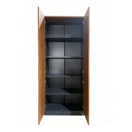 Professional cabinet Enhansa pakoworld walnut anhracite 80x40x200cm