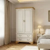 Wardrobe Jaden pakoworld double leaf color golden oak-white antique 101x62x197,5cm