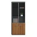Professional office cabinets Oscar pakoworld walnut-anthracite 160x40x200cm
