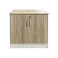 Low office cabinet professional Armadi pakoworld in oak-beige color 80x40x80cm