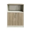 Low office cabinet professional Greco pakoworld in oak-beige shade 80x40x120cm