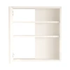 Bagno bathroom cabinet with mirror pakoworld in white shade 60x14.5x63.6cm