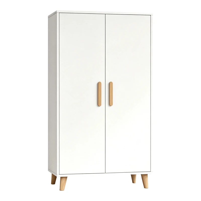 Ντουλάπι Tamera pakoworld λευκό με φυσική απόχρωση MDF 60x30x120εκ