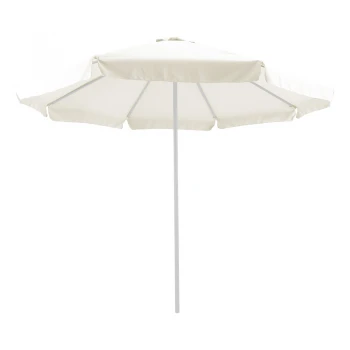 Ομπρέλα επαγγελματική Nagida pakoworld μονοκόμματος ιστός αλουμίνιο Φ3m εκρού