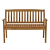 Two-seat bench Jerdu pakoworld acacia wood natural 120x61x67cm