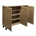 Παπουτσοθήκη-ντουλάπι Mantam pakoworld 16 ζεύγων sonoma 115.5x34x87εκ