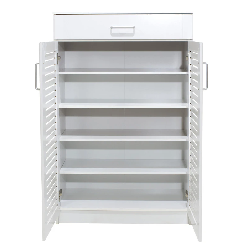 Shoe cabinet Sante pakoworld 20 pairs white 80x37x123cm