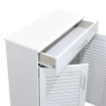 Shoe cabinet Sante pakoworld 20 pairs white 80x37x123cm
