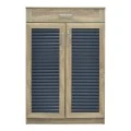 Shoe cabinet Sante pakoworld 20 pairs sonoma-dark grey color 80x37x123cm