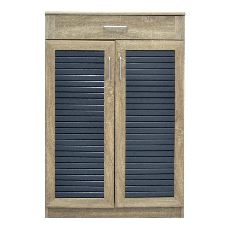 Shoe cabinet Sante pakoworld 20 pairs sonoma-dark grey color 80x37x123cm