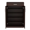 Shoe cabinet Sante pakoworld 20 pairs antique walnut 80x37x123cm
