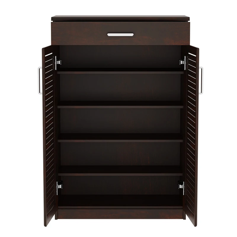 Shoe cabinet Sante pakoworld 20 pairs antique walnut 80x37x123cm