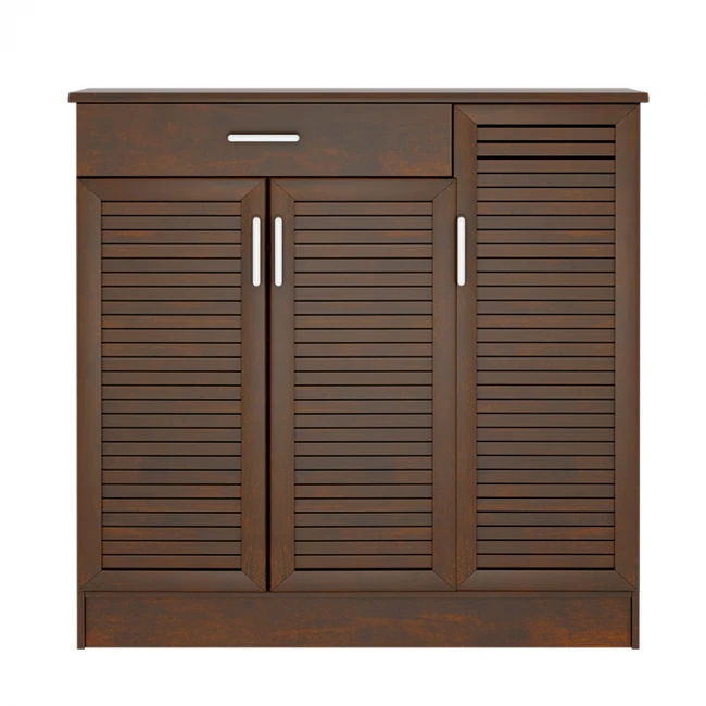 Shoe cabinet Sante pakoworld 30 pairs walnut 120x37x123cm