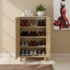 Shoe cabinet SANTΟ pakoworld 10 pairs sonoma 60x34.5x91.5cm