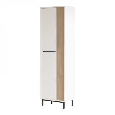 Παπουτσοθήκη Scarpiera pakoworld 18 ζευγών σε φυσική-λευκή απόχρωση 57.2x35.5x185.6εκ