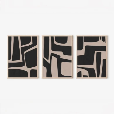 Πίνακας Jelenta pakoworld τρίπτυχος με ψηφιακή εκτύπωση και πλαίσιο 33x1.5x48εκ