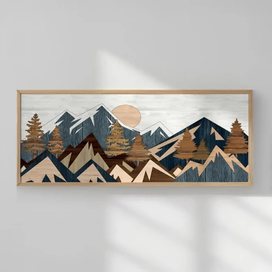 Πίνακας Kalef pakoworld με ψηφιακή εκτύπωση και πλαίσιο 120x2x50εκ