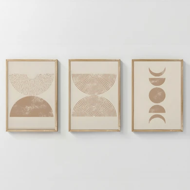 Πίνακας Klipen pakoworld τρίπτυχος με ψηφιακή εκτύπωση και πλαίσιο 33x1.5x48εκ