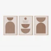 Πίνακας Loana pakoworld τρίπτυχος με ψηφιακή εκτύπωση και πλαίσιο 33x1.5x48εκ