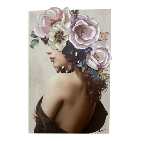 Paining on canvas Bezira 3D Inart 60x3x90cm
