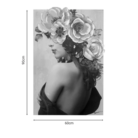 Paining on canvas Bezira 3D Inart 60x3x90cm