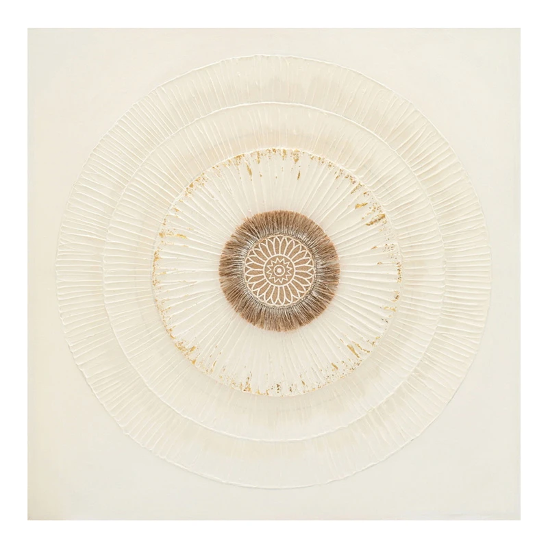 Canvas painting Circled Inart 80x3x80cm