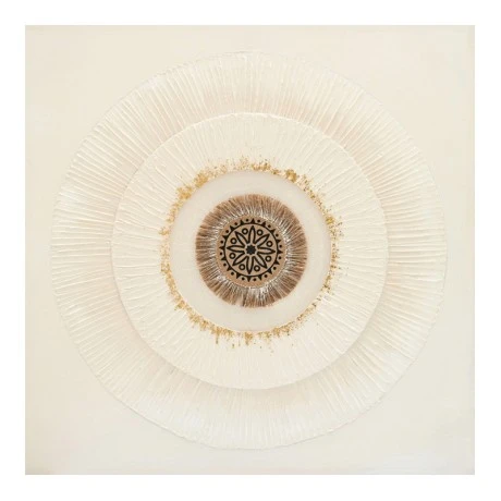 Canvas painting Circled I 3D Inart 80x3x80cm