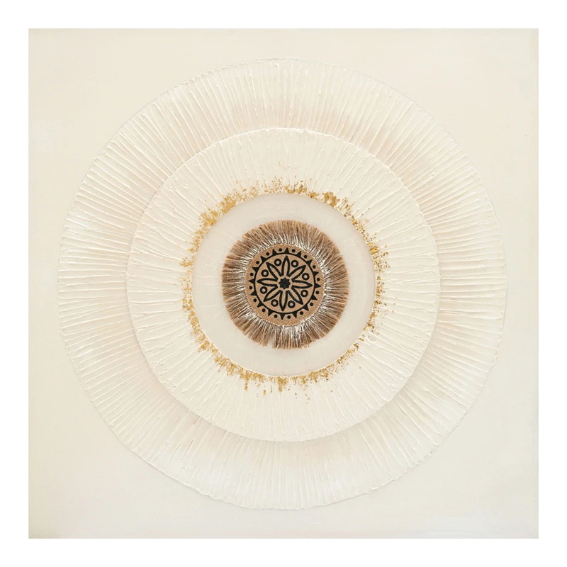 Canvas painting Circled I Inart 80x3x80cm