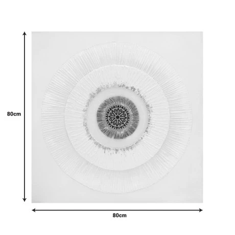 Canvas painting Circled I 3D Inart 80x3x80cm