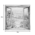 Canvas painting Deive Inart 80x3x80cm