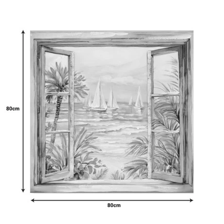 Canvas painting Deive 3D Inart 80x3x80cm