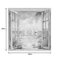 Πίνακας σε καμβά Deive Ι  Inart 80x3x80εκ