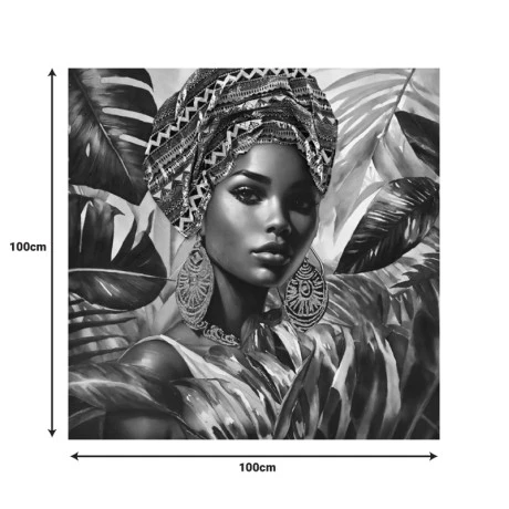 Canvas painting Gangalo Ι 3D Inart 100x3x100cm