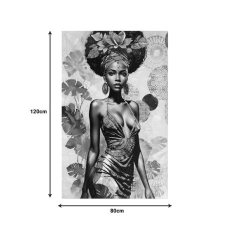 Canvas painting Georgina 3D Inart 80x3x120cm