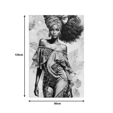 Canvas painting Georgina I 3D Inart 80x3x120cm