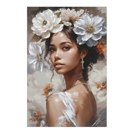 Canvas painting Lilibet Ι 3D Inart 60x2.5x90cm