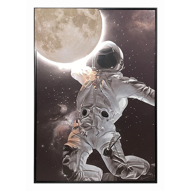Painting on canvas Mallo Inart with frame 70x3.5x100cm
