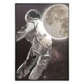 Painting on canvas Mallo Ι Inart with frame 70x3.5x100cm